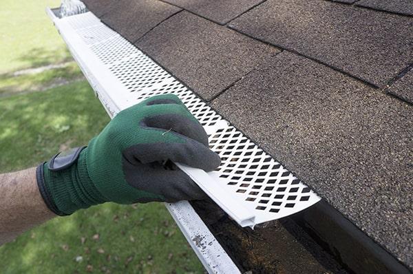 gutter guards require minimal maintenance and cleaning to keep them functioning properly